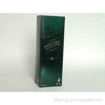 High-End Gift Bottle Packaging Box For Wine, Foil Stamping